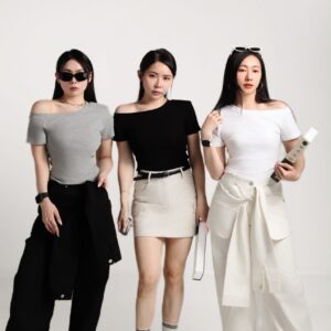 ONE SHOULDER T-SHIRT