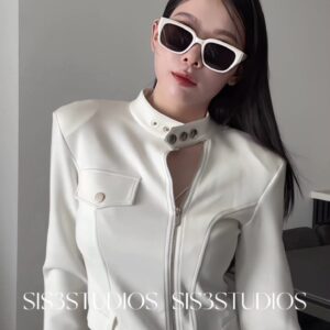 FITTED ZIP UP JACKET