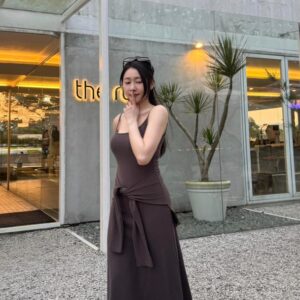 STRAPPY LONG DRESS