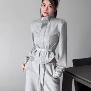 BELTED CASUAL SET